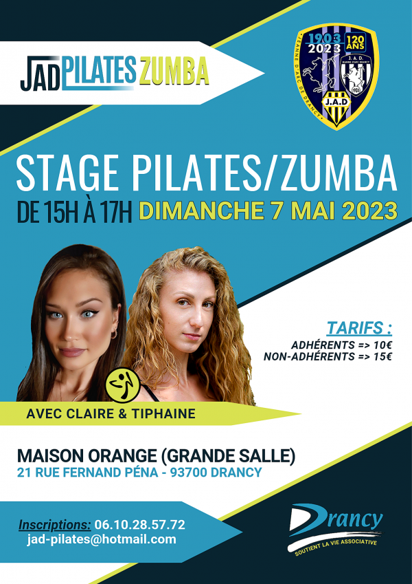 STAGE PILATES / ZUMBA JEANNE D'ARC DE DRANCY
